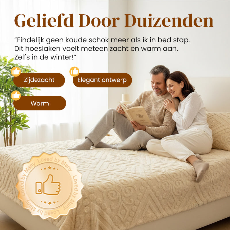 🥳2026 HOT SALE🥳💞50K+ SOLD! 🛏️☁️ 50% OFF! 360° Stretch Plush Knit Fitted Sheet – instant warmth, secure all-around elastic, deep pocket fits up to 30cm. Snug, soft & low-shedding! ✨✅