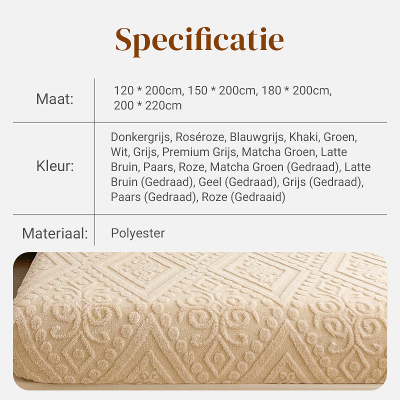 🥳2026 HOT SALE🥳💞50K+ SOLD! 🛏️☁️ 50% OFF! 360° Stretch Plush Knit Fitted Sheet – instant warmth, secure all-around elastic, deep pocket fits up to 30cm. Snug, soft & low-shedding! ✨✅
