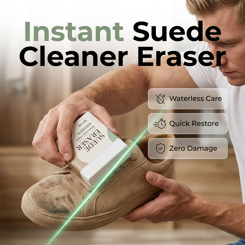 🥳2026 HOT SALE🥳💞50K+ SOLD! 👟✨ 50% OFF! Suede Eraser Cleaner – waterless, removes scuffs & dirt from suede, nubuck, shoes & bags. Quick & easy! 🧽✅
