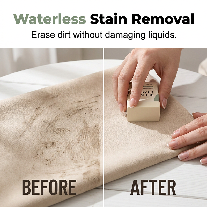 🥳2026 HOT SALE🥳💞50K+ SOLD! 👟✨ 50% OFF! Suede Eraser Cleaner – waterless, removes scuffs & dirt from suede, nubuck, shoes & bags. Quick & easy! 🧽✅
