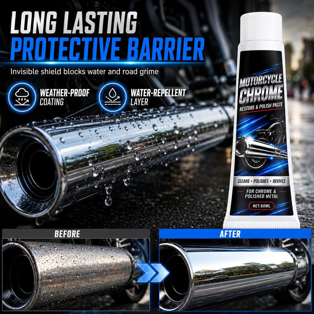 🥳2026 HOT SALE🥳💞50K+ SOLD! 🏍️✨ 50% OFF! Metal Polishing Paste – restores mirror chrome shine, dissolves rust & oxidation. Long-lasting protective barrier for exhausts, rims & more! 🛡️💪