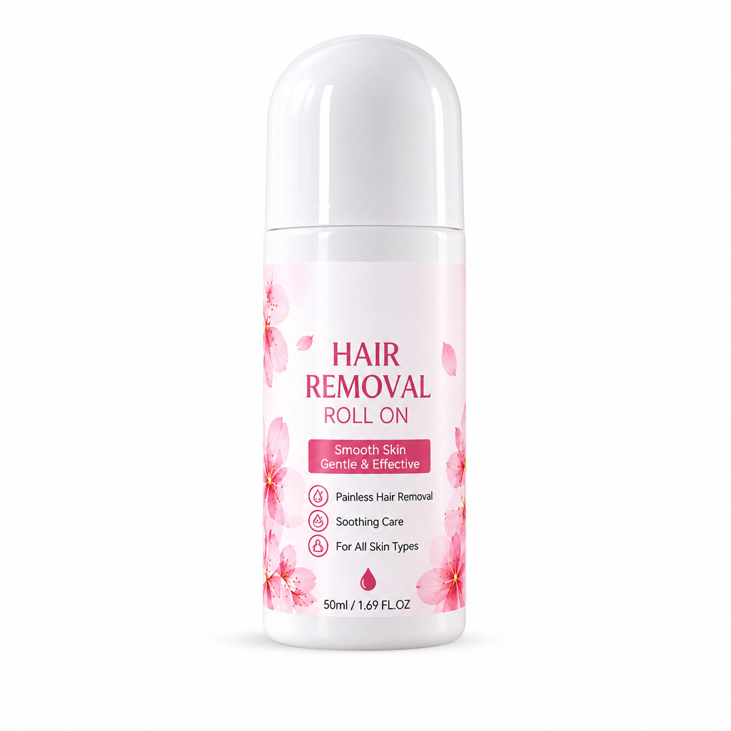 🥳2026 HOT SALE🥳💞50K+ SOLD! 🍒✨ 50% OFF! Gentle Roll-On Body Hair Removal – soothing cherry blossom, precise rollerball, gentle on sensitive skin. Smooth & painless! 🛡️💚