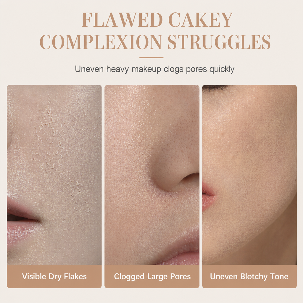 🥳2026 HOT SALE🥳💞50K+ SOLD! 💄✨ 50% OFF! 2-in-1 High Coverage Foundation Stick – creamy matte finish, conceals blemishes & redness, dual-ended for seamless blending. Flawless skin in one swipe! 🛡️💚