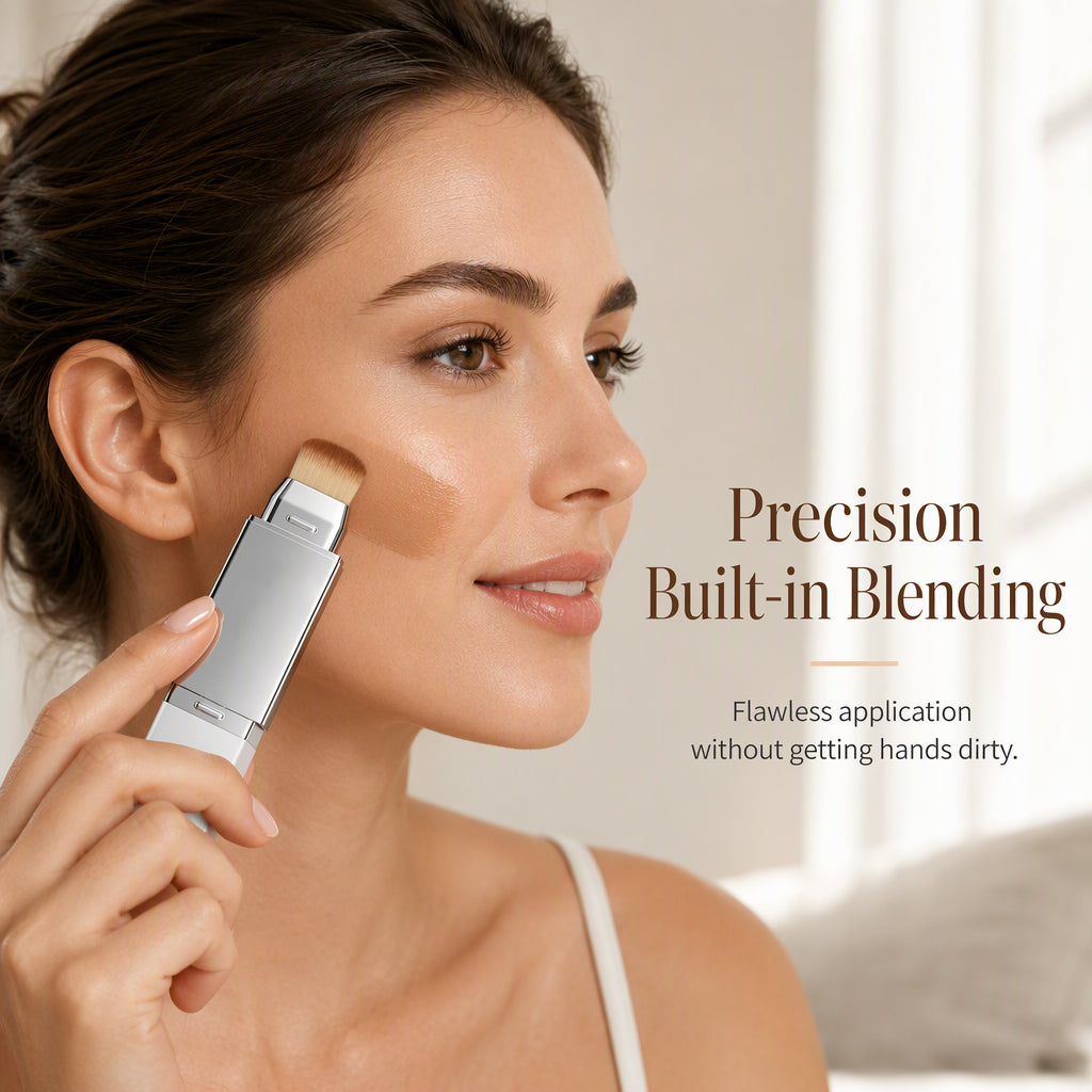🥳2026 HOT SALE🥳💞50K+ SOLD! 💄✨ 50% OFF! 2-in-1 High Coverage Foundation Stick – creamy matte finish, conceals blemishes & redness, dual-ended for seamless blending. Flawless skin in one swipe! 🛡️💚