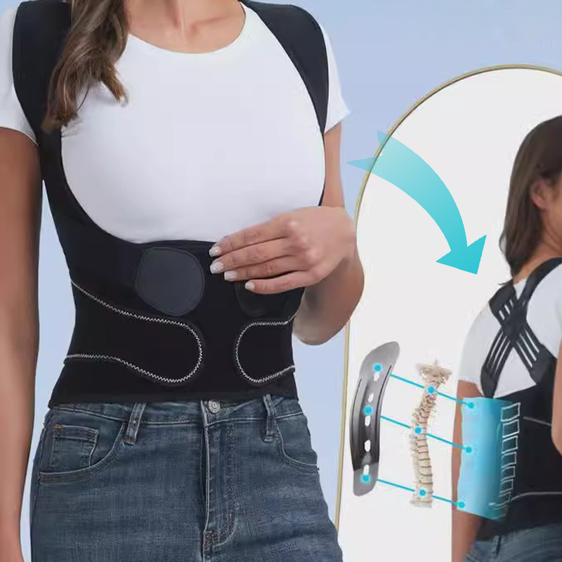 🥳2026 HOT SALE🥳💞50K+ SOLD! 🛡️💪 50% OFF! Adjustable Back Posture Corrector – 4 support bars & 3D lumbar pad align spine, reduce back fatigue. Breathable & anti-slip, comfortable all day! ✨✅