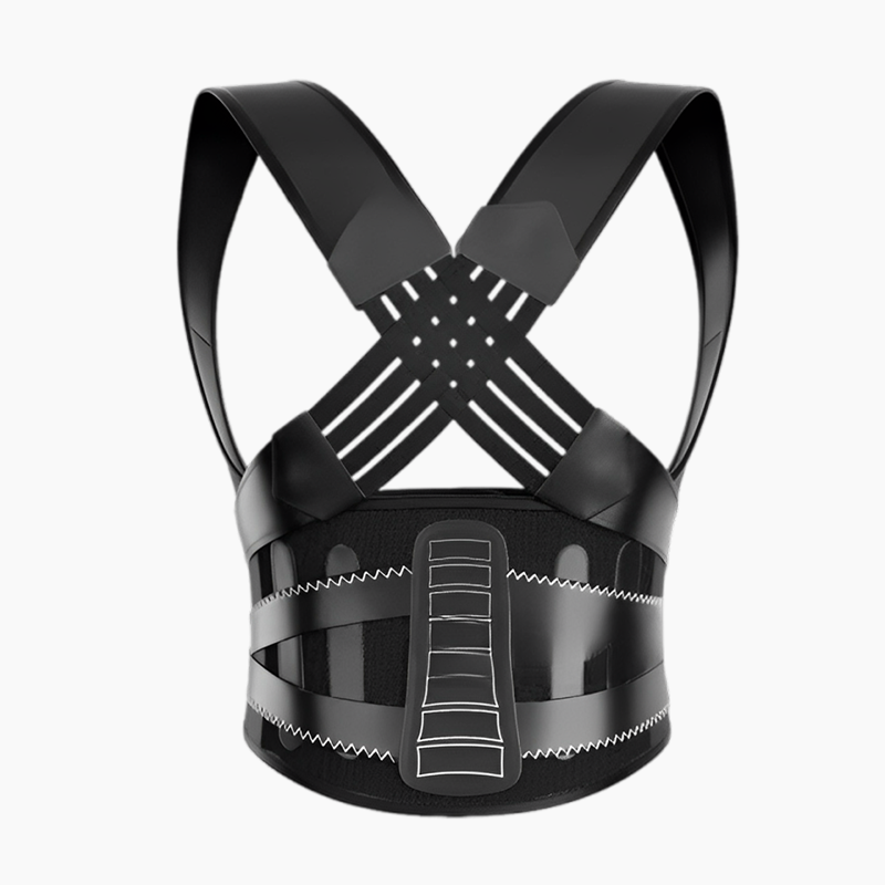 🥳2026 HOT SALE🥳💞50K+ SOLD! 🛡️💪 50% OFF! Adjustable Back Posture Corrector – 4 support bars & 3D lumbar pad align spine, reduce back fatigue. Breathable & anti-slip, comfortable all day! ✨✅