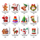 🥳2026 HOT SALE🥳💞50K+ SOLD! 🎄✨ 50% OFF! LED Christmas Light-Up Wall Decals – built-in LED, pre-installed batteries, 12/24/36pcs. Peel & stick festive glow for walls & windows! 🎅💡