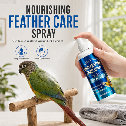 🥳2026 HOT SALE🥳💞50K+ SOLD! 🐦✨ 50% OFF! Bird Feather Care & Deodorizing Spray – hydrates dry feathers, restores shine, banishes cage odours. Gentle daily care! 🛡️💚