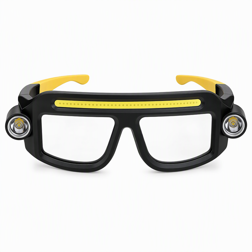 🥳2026 HOT SALE🥳💞50K+ SOLD! 👓🔦 50% OFF! Hands-Free Clip-On Glasses Light – dual beam, 5 modes, USB rechargeable. Perfect for reading, hiking & repairs! 🛡️💪