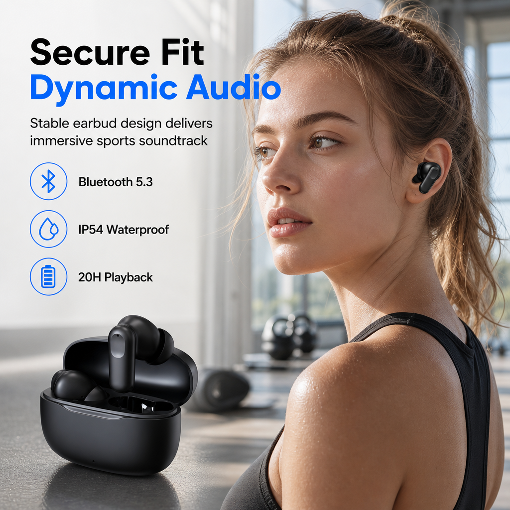 🥳2026 HOT SALE🥳💞50K+ SOLD! 🎧🏃 50% OFF! In-Ear Sports Wireless Bluetooth Earphones – secure fit, dynamic audio, dustproof & splashproof. Perfect for workouts & daily use! 🛡️💪