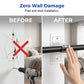 🥳2026 HOT SALE🥳💞50K+ SOLD!♻💎 Heavy-Duty Self-Adhesive Rod Brackets – no drilling, damage-free, holds up to 7.7kg. Invisible & secure for curtains! 🏠✅