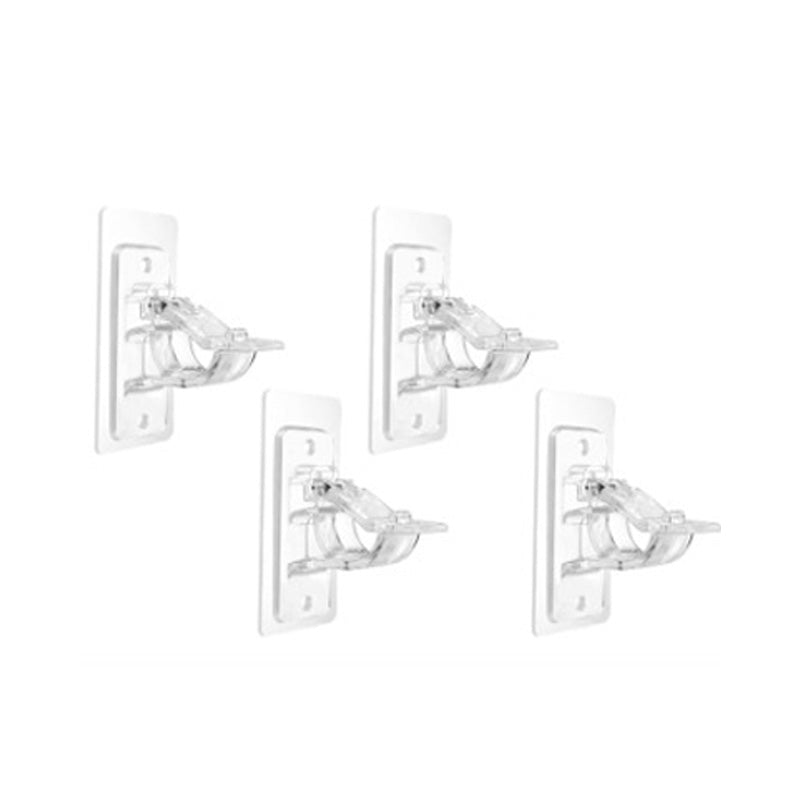 🥳2026 HOT SALE🥳💞50K+ SOLD!♻💎 Heavy-Duty Self-Adhesive Rod Brackets – no drilling, damage-free, holds up to 7.7kg. Invisible & secure for curtains! 🏠✅