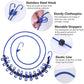 🥳2026 HOT SALE🥳💞50K+ SOLD! 🧺✨ 50% OFF! Portable Elastic Travel Clothes Rack – 12 anti-slip clips with positioning beads, steel hooks for anywhere. Lightweight 127g, perfect for travel & camping! 🛡️💪