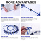 🥳2026 HOT SALE🥳💞50K+ SOLD! 🧺✨ 50% OFF! Portable Elastic Travel Clothes Rack – 12 anti-slip clips with positioning beads, steel hooks for anywhere. Lightweight 127g, perfect for travel & camping! 🛡️💪