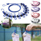 🥳2026 HOT SALE🥳💞50K+ SOLD! 🧺✨ 50% OFF! Portable Elastic Travel Clothes Rack – 12 anti-slip clips with positioning beads, steel hooks for anywhere. Lightweight 127g, perfect for travel & camping! 🛡️💪