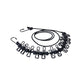 🥳2026 HOT SALE🥳💞50K+ SOLD! 🧺✨ 50% OFF! Portable Elastic Travel Clothes Rack – 12 anti-slip clips with positioning beads, steel hooks for anywhere. Lightweight 127g, perfect for travel & camping! 🛡️💪