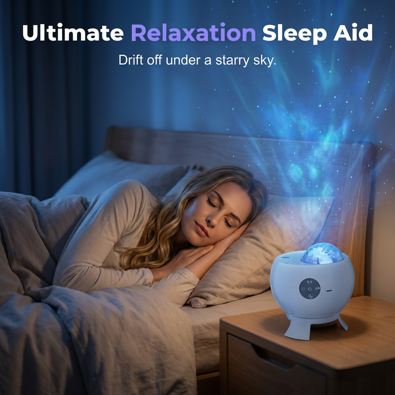 🥳2026 HOT SALE🥳💞50K+ SOLD! 🌌💤 Portable Cosmic Atmosphere Light – starry galaxy projector & speaker, dynamic colors, soothing sleep aid. Transform any room into a celestial oasis! 🛡️✨