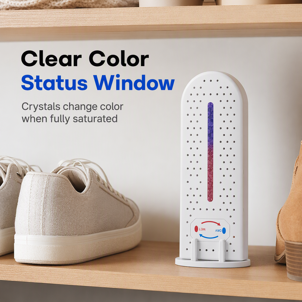 🥳2026 HOT SALE🥳💞50K+ SOLD! 💧🔄 50% OFF! Reusable Mini Dehumidifier – 250ml, passive moisture absorption, visual indicator. Perfect for wardrobes & small spaces! 🏠✅