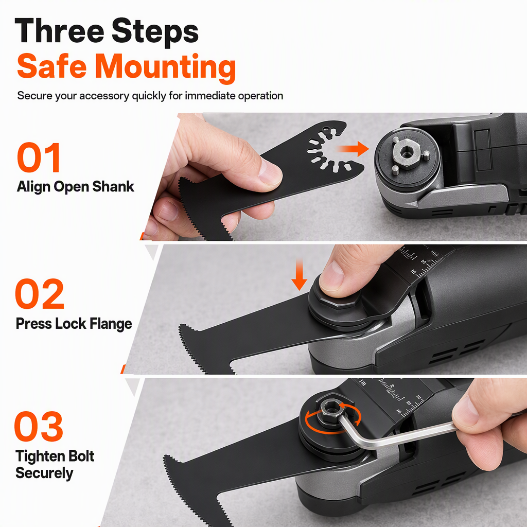 🥳2026 HOT SALE🥳💞50K+ SOLD! 🪚⚙️ 50% OFF! Universal Oscillating Multi-Tool Saw – quick-change blades, high carbon steel, clean cuts in wood, PVC & metal. For flooring, pipes & DIY! 🛡️💪