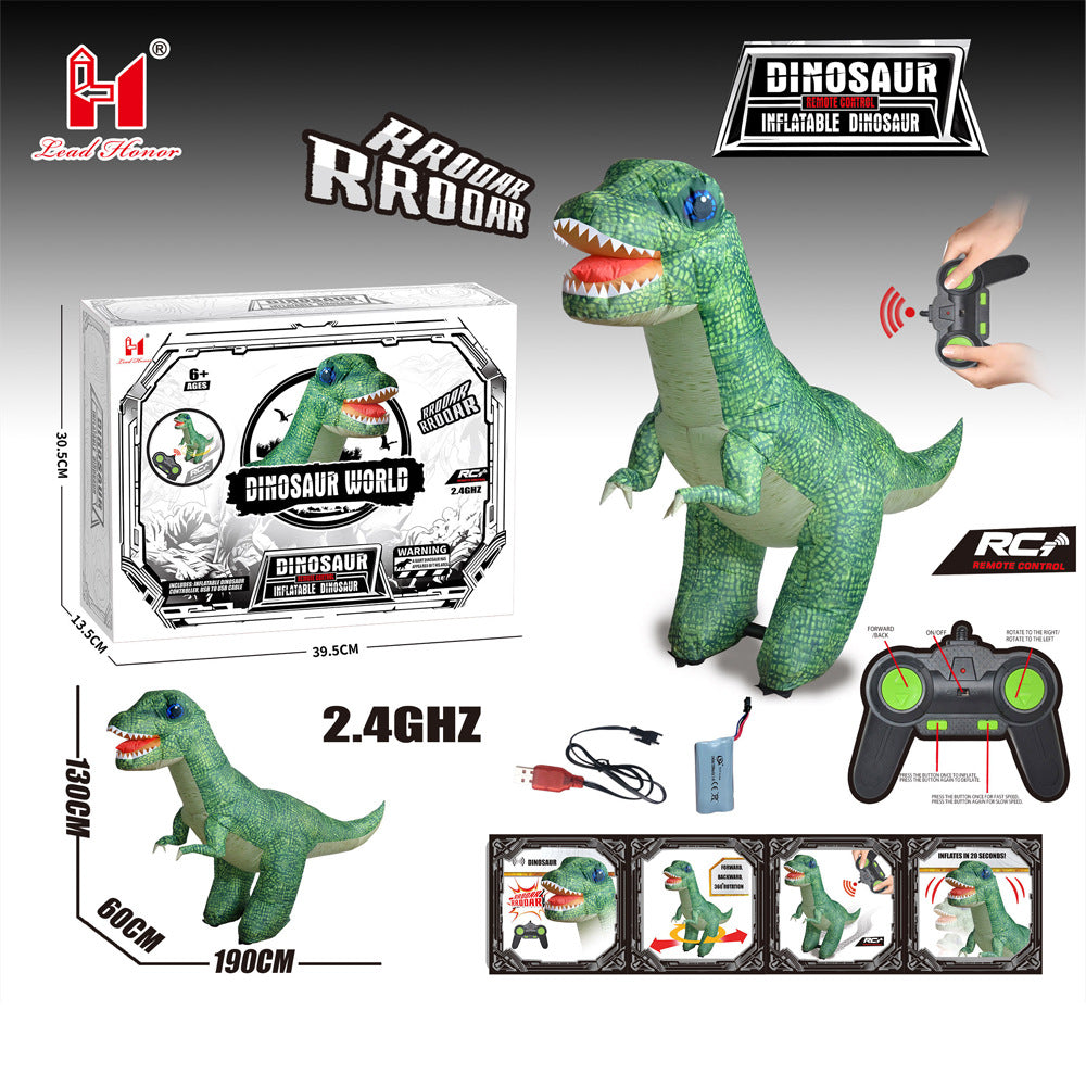 🥳2026 HOT SALE🥳💞50K+ SOLD! 🎄🦖 50% OFF! Remote Control Inflatable Dinosaur Toy – inflatable fun with remote control, perfect Christmas gift for kids! 🎁✨