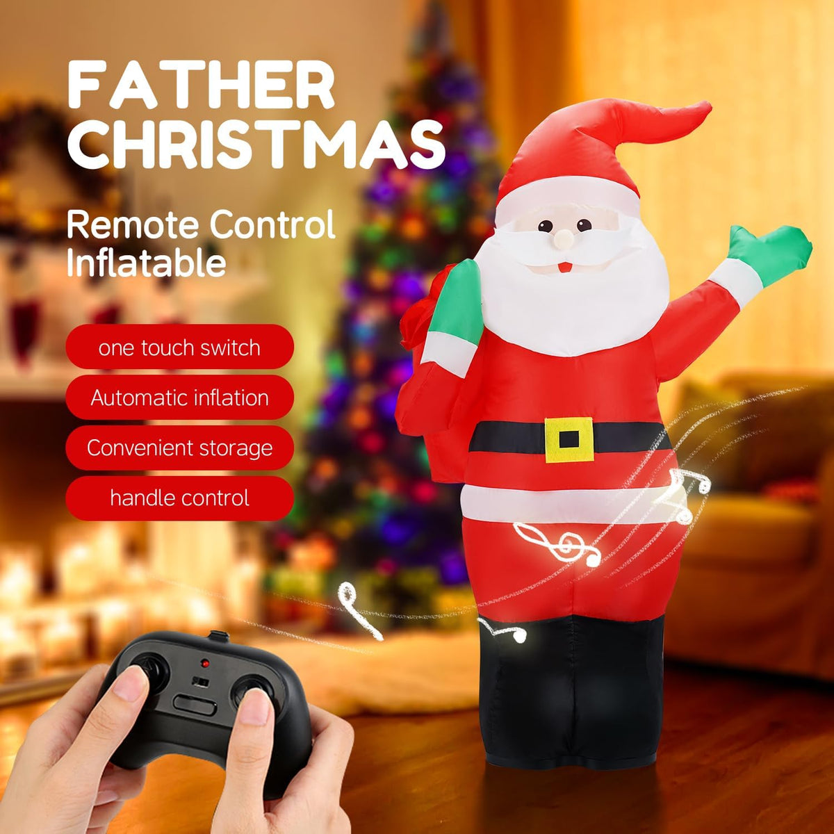 🥳2026 HOT SALE🥳💞50K+ SOLD! 🎄🦖 50% OFF! Remote Control Inflatable Dinosaur Toy – inflatable fun with remote control, perfect Christmas gift for kids! 🎁✨