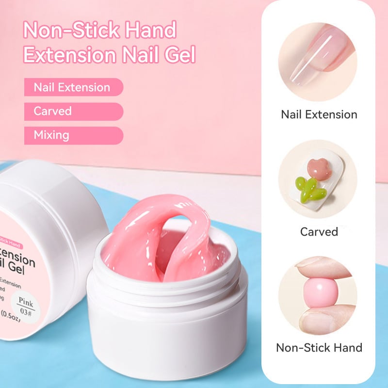 🥳2026 HOT SALE🥳💞50K+ SOLD! 💅✨ 50% OFF! Solid Nail Extension Builder Gel – no-flow cream formula, doesn’t stick to hands, easy DIY extensions. Eco-friendly, strong adhesion, long-lasting. For beginners & pros! 💖✅