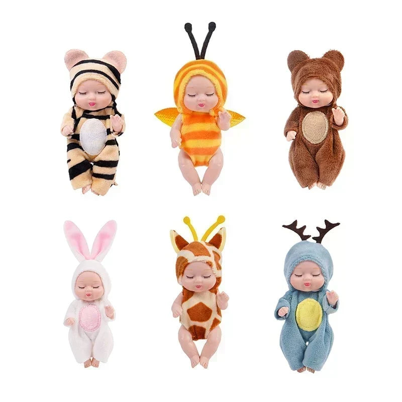 🥳2026 HOT SALE🥳💞50K+ SOLD! 🧸👼 50% OFF! Mini Reborn Baby Dolls – lifelike sleeping face, 6 cute styles, gift-ready. Perfect for doll lovers & collectors! 🎁💚