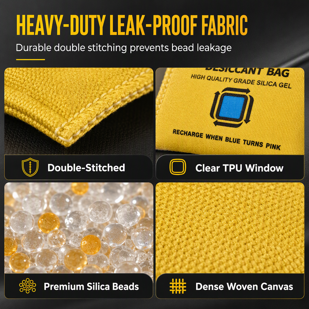 🥳2026 HOT SALE🥳💞50K+ SOLD! 🚗💧 50% OFF! Reusable Silica Gel Car Dehumidifier Bag – absorbs cabin moisture, clears foggy windshields & colour window shows when to recharge. Leak-proof & reusable! 🛡️✅