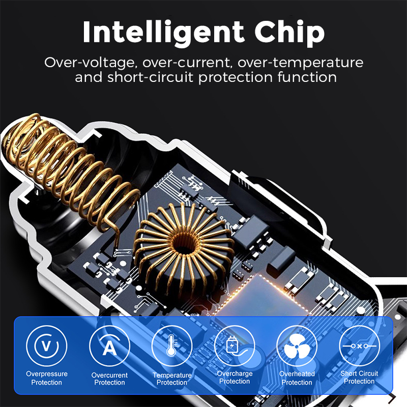 🥳2026 HOT SALE🥳💞50K+ SOLD! 🚗⚡ 6-In-1 Car Fast Phone Charger with Voltage Display – triple-speed charging, real-time voltage monitoring, smart chip protection. Universal fit for cars, SUVs & trucks! 🛡️✅