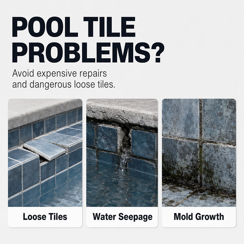 🥳2026 HOT SALE🥳💞50K+ SOLD! 💧🔧 50% OFF! High Strength Underwater Pool Tile Adhesive – bonds instantly underwater, no draining or pro help needed. Waterproof, crack-resistant & durable. Fix pool tiles fast! 🛡️✅