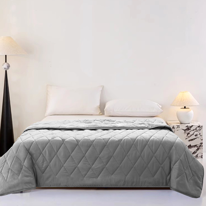 🥳2026 HOT SALE🥳💞50K+ SOLD! 🌙💤 50% OFF! Premium Breathable Quilted Weighted Blanket – deep pressure calm, diamond grid quilting, breathable cotton. Sleep deeper, wake refreshed! 🛡️💚