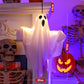 🥳2026 HOT SALE🥳💞50K+ SOLD! 👻🎃 50% OFF! Glowing Ghost Chandelier – dynamic light effects, weatherproof & battery operated. Spooky Halloween party decor! 🛡️✅
