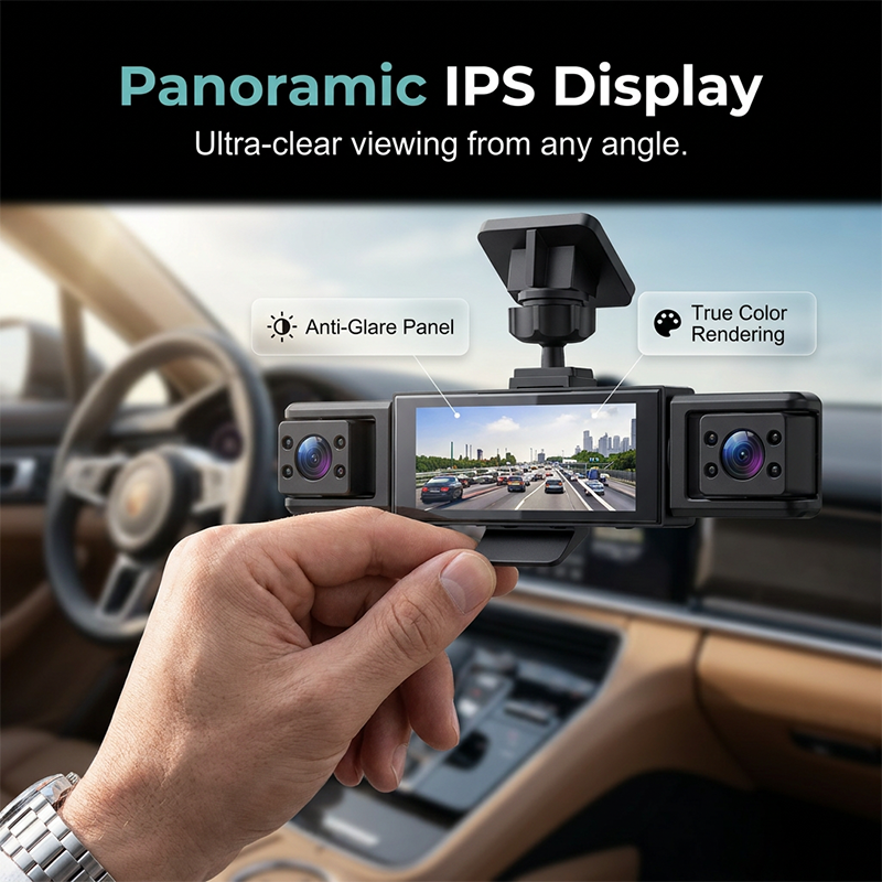 🥳2026 HOT SALE🥳💞50K+ SOLD! 🚗🛡️ 4-Channel Dash Cam – 360° coverage, dual interior lenses, night vision & parking guard. Waterproof rear lens – complete protection for every drive! 📹✅