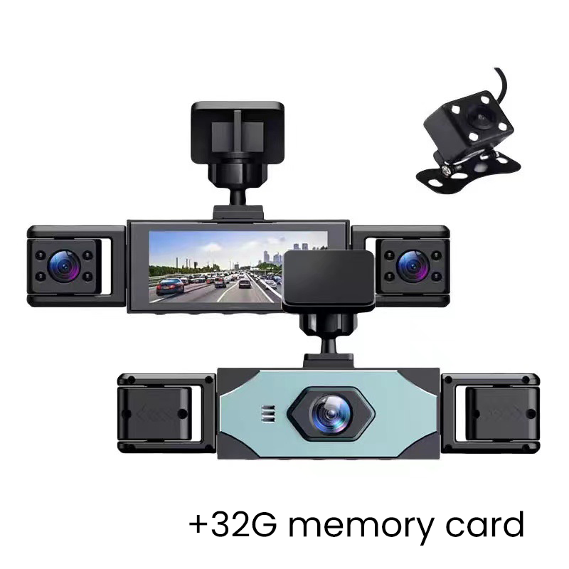 🥳2026 HOT SALE🥳💞50K+ SOLD! 🚗🛡️ 4-Channel Dash Cam – 360° coverage, dual interior lenses, night vision & parking guard. Waterproof rear lens – complete protection for every drive! 📹✅