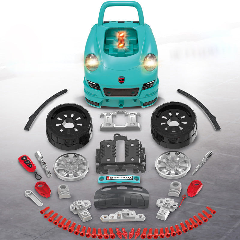 🥳2026 HOT SALE🥳💞50K+ SOLD! 🚗🔧 50% OFF! Car Engine Disassembly & Repair Toy Set – take apart & rebuild, remote control sounds & lights, easy-roll wheels. Fun learning for ages 3+! 🛡️💪
