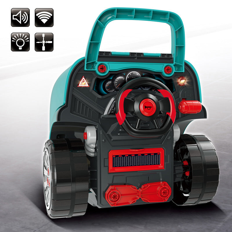 🥳2026 HOT SALE🥳💞50K+ SOLD! 🚗🔧 50% OFF! Car Engine Disassembly & Repair Toy Set – take apart & rebuild, remote control sounds & lights, easy-roll wheels. Fun learning for ages 3+! 🛡️💪