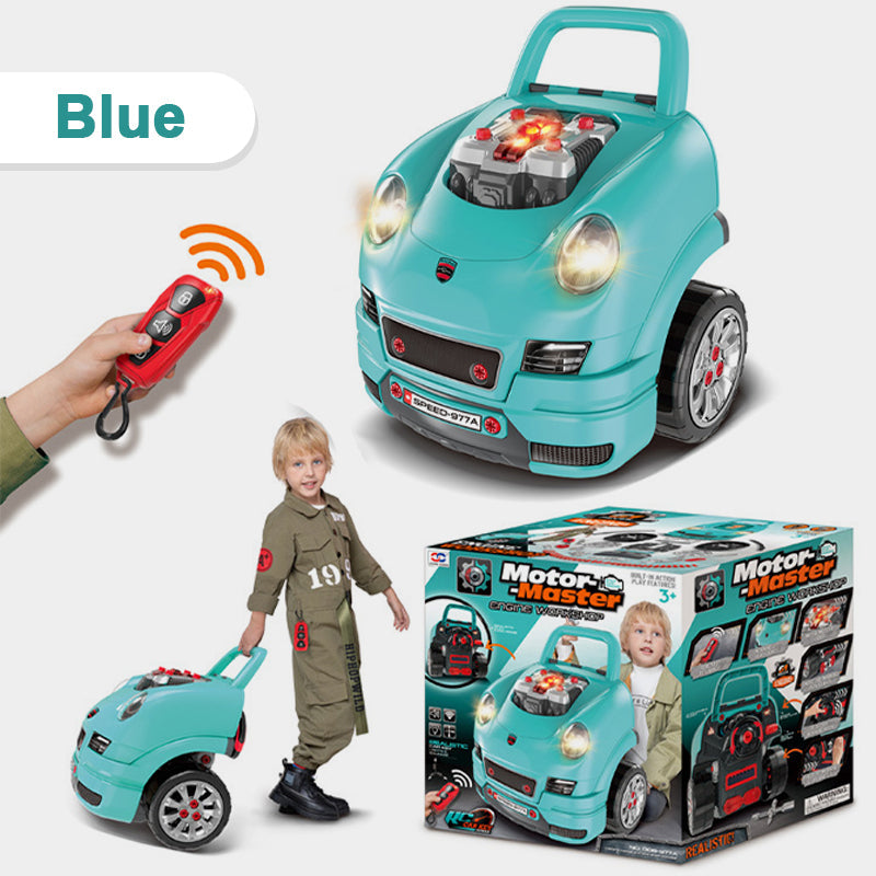 🥳2026 HOT SALE🥳💞50K+ SOLD! 🚗🔧 50% OFF! Car Engine Disassembly & Repair Toy Set – take apart & rebuild, remote control sounds & lights, easy-roll wheels. Fun learning for ages 3+! 🛡️💪