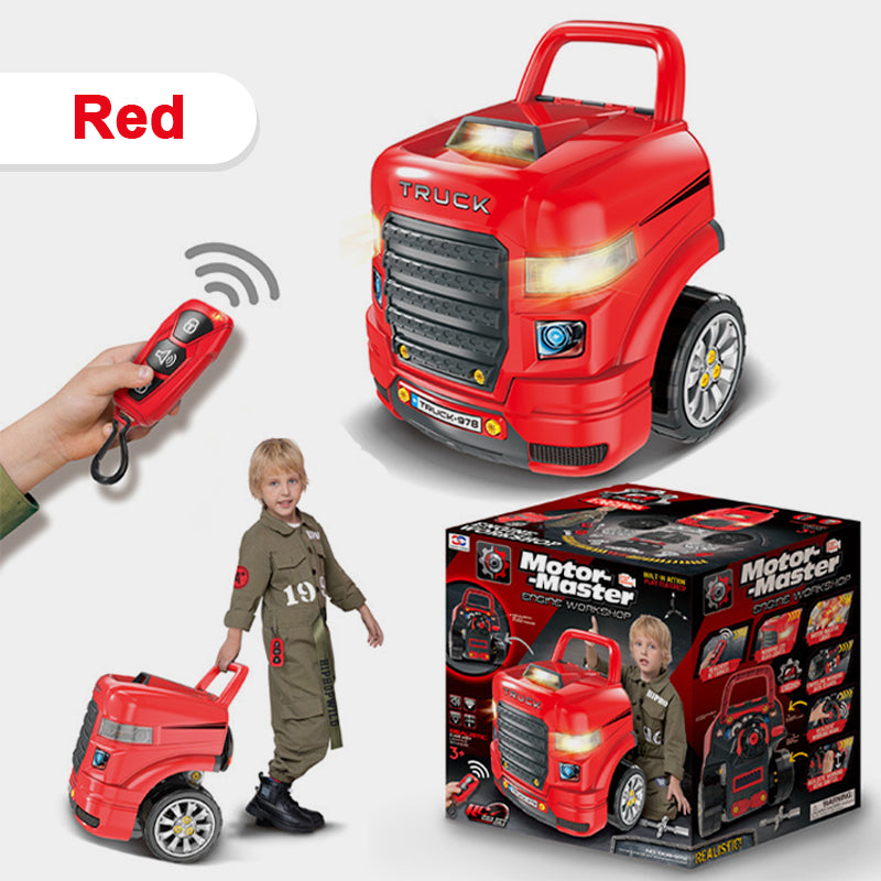 🥳2026 HOT SALE🥳💞50K+ SOLD! 🚗🔧 50% OFF! Car Engine Disassembly & Repair Toy Set – take apart & rebuild, remote control sounds & lights, easy-roll wheels. Fun learning for ages 3+! 🛡️💪