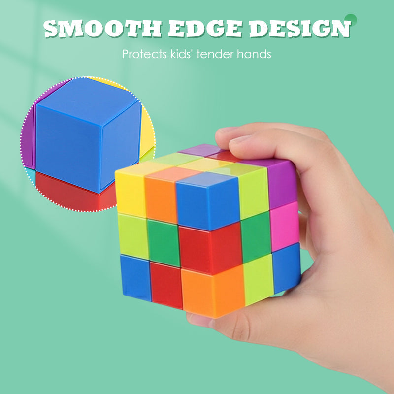 🥳2026 HOT SALE🥳💞50K+ SOLD! 🧲🧩 50% OFF! Magnetic Building Cubes Set – STEM learning, strong magnets, safe ABS, smooth edges. Sparks creativity & family fun! 🛡️💪