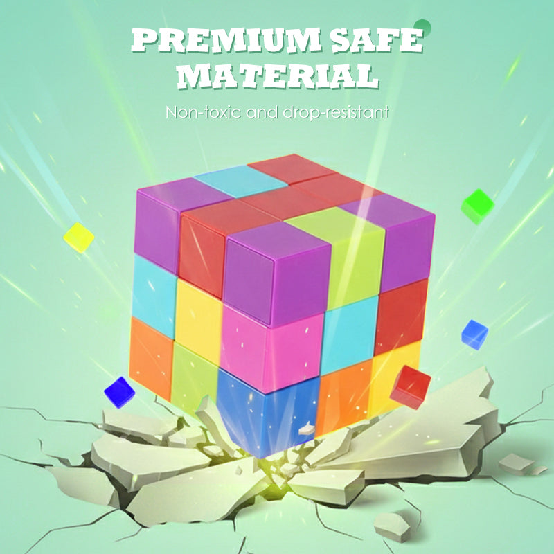🥳2026 HOT SALE🥳💞50K+ SOLD! 🧲🧩 50% OFF! Magnetic Building Cubes Set – STEM learning, strong magnets, safe ABS, smooth edges. Sparks creativity & family fun! 🛡️💪