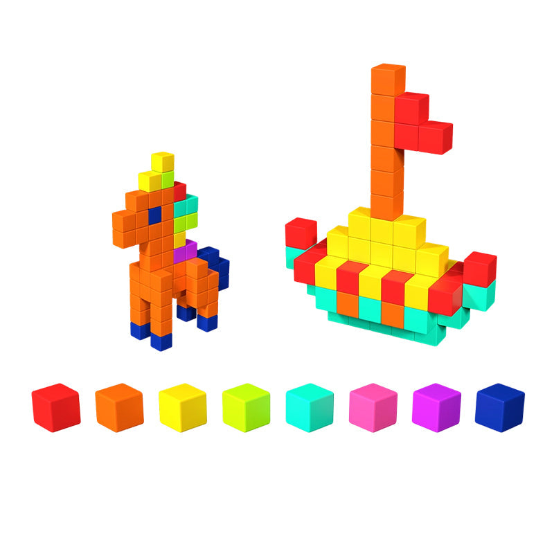 🥳2026 HOT SALE🥳💞50K+ SOLD! 🧲🧩 50% OFF! Magnetic Building Cubes Set – STEM learning, strong magnets, safe ABS, smooth edges. Sparks creativity & family fun! 🛡️💪