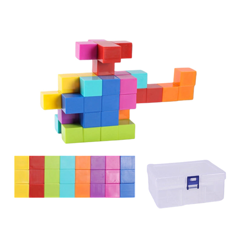 🥳2026 HOT SALE🥳💞50K+ SOLD! 🧲🧩 50% OFF! Magnetic Building Cubes Set – STEM learning, strong magnets, safe ABS, smooth edges. Sparks creativity & family fun! 🛡️💪