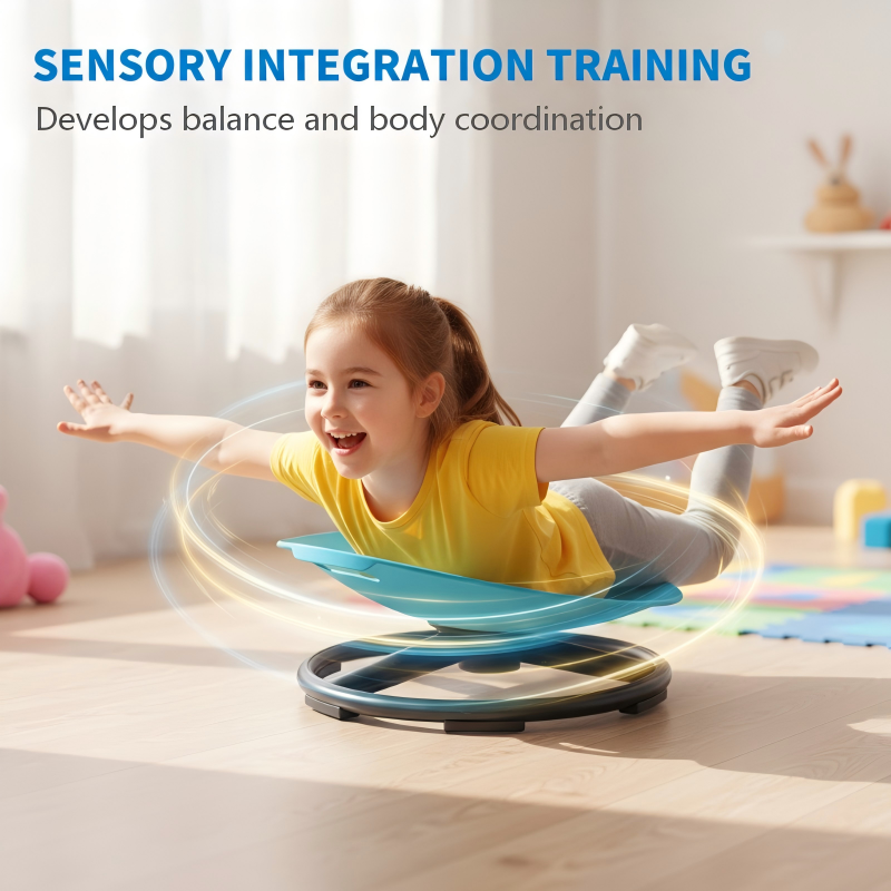 🥳2026 HOT SALE🥳💞50K+ SOLD! 🎠🪑 50% OFF! Kids Sensory Spinning Chair – 360° smooth rotation, carbon steel base, ergonomic seat. Improves focus, balance & coordination for ages 3+! 🛡️💪