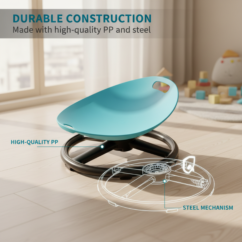 🥳2026 HOT SALE🥳💞50K+ SOLD! 🎠🪑 50% OFF! Kids Sensory Spinning Chair – 360° smooth rotation, carbon steel base, ergonomic seat. Improves focus, balance & coordination for ages 3+! 🛡️💪