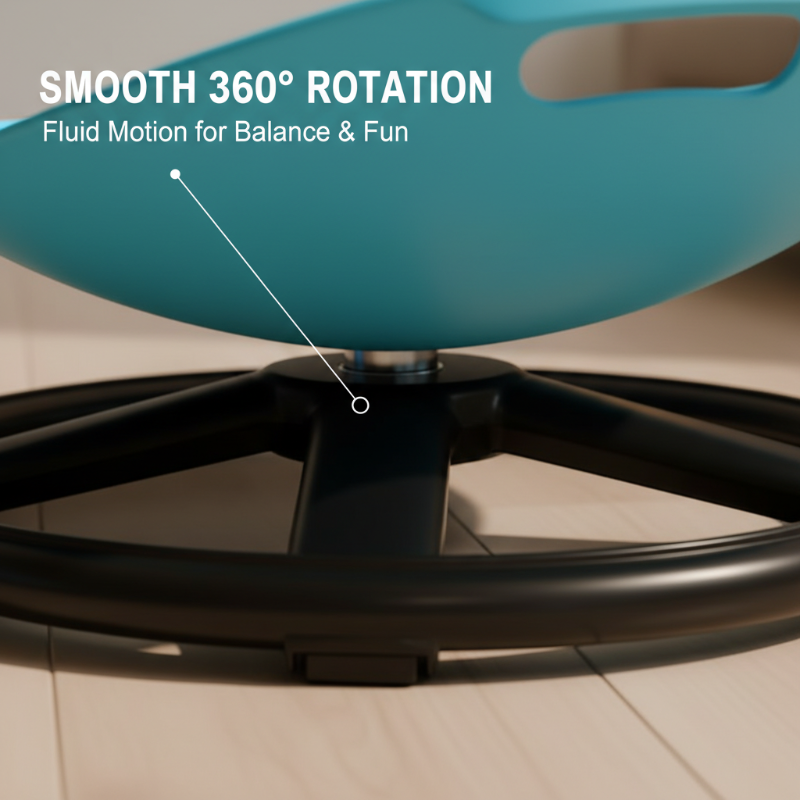 🥳2026 HOT SALE🥳💞50K+ SOLD! 🎠🪑 50% OFF! Kids Sensory Spinning Chair – 360° smooth rotation, carbon steel base, ergonomic seat. Improves focus, balance & coordination for ages 3+! 🛡️💪