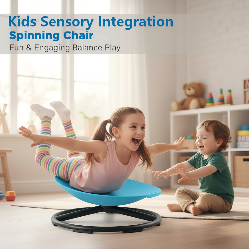 🥳2026 HOT SALE🥳💞50K+ SOLD! 🎠🪑 50% OFF! Kids Sensory Spinning Chair – 360° smooth rotation, carbon steel base, ergonomic seat. Improves focus, balance & coordination for ages 3+! 🛡️💪