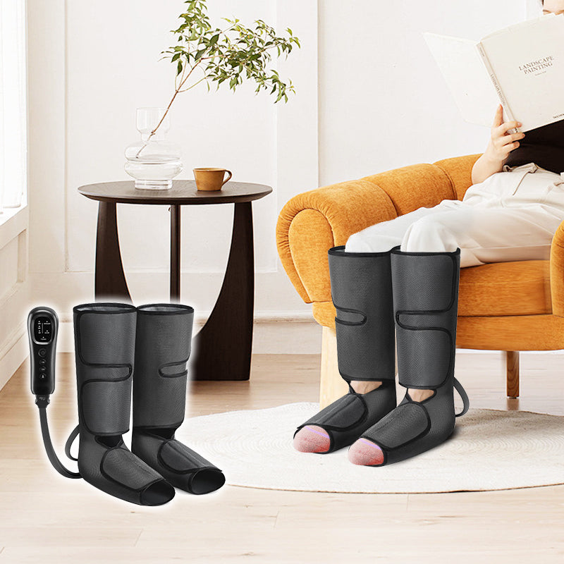 🥳2026 HOT SALE🥳💞50K+ SOLD! 🦵💆 50% OFF! Leg Air Compression Massager – airbag compression, full leg massage for calves, knees & thighs. 3 modes, 3 heat settings, promotes recovery! 🛡️💪