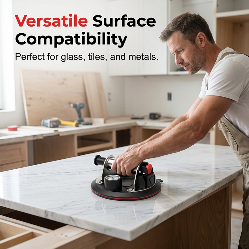 🥳2026 HOT SALE🥳💞50K+ SOLD! 🛠️💪 8-Inch Glass Vacuum Suction Cup – 200kg load, heavy-duty rubber pad & metal handle. Safe lifting for glass, tiles & granite! 🛡️✅