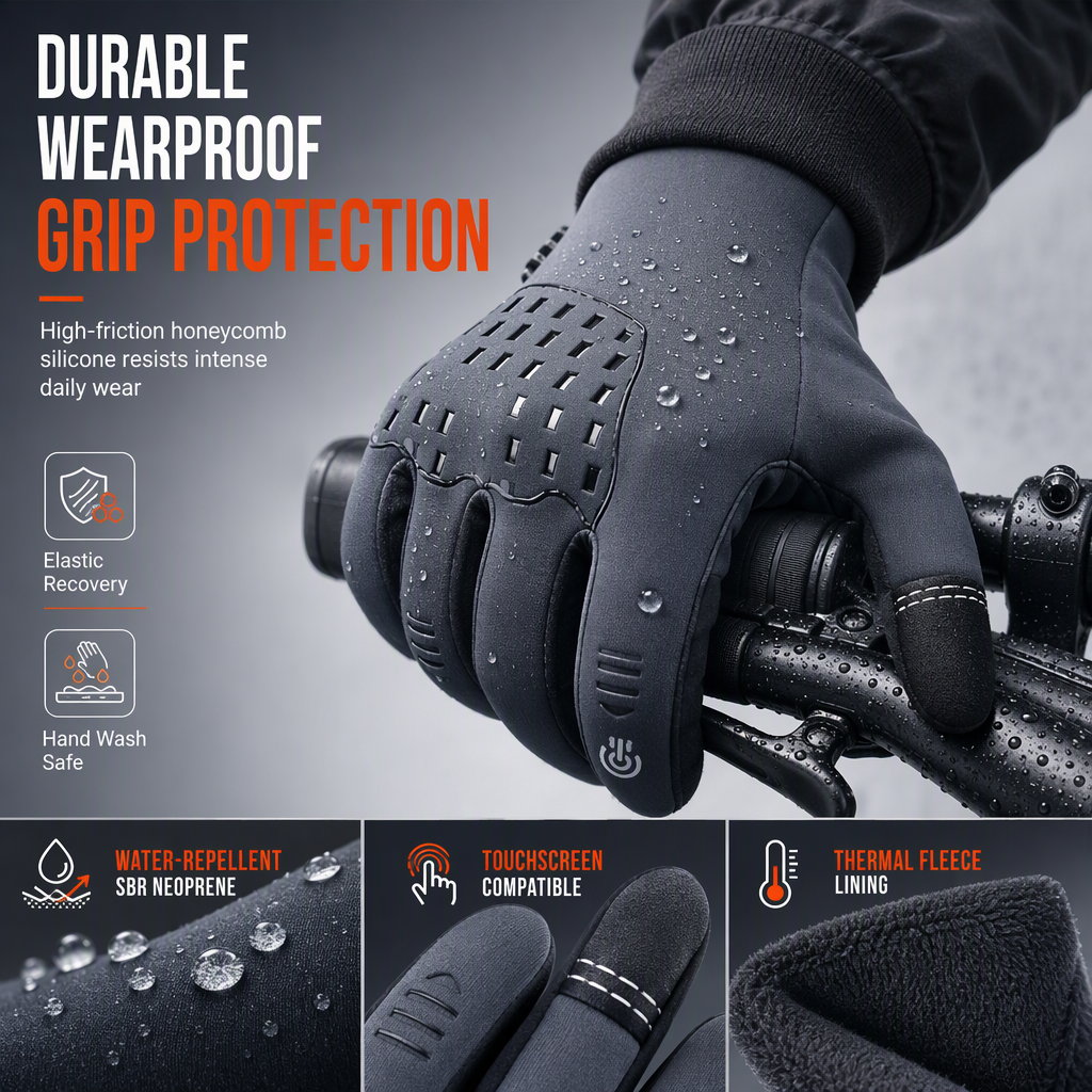 🥳2026 HOT SALE🥳💞50K+ SOLD! 🧤❄️ 50% OFF! Winter Waterproof Cycling Gloves – thermal, touchscreen, water-repellent & anti-slip. Warm hands, full control on cold rides! 🛡️✅