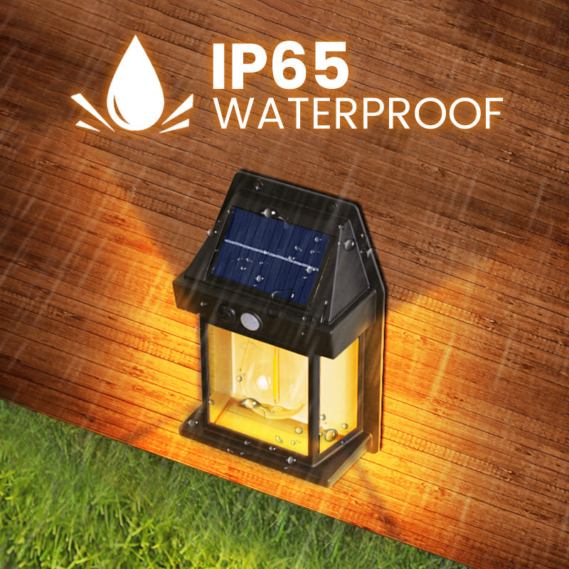 🥳2026 HOT SALE🥳💞50K+ SOLD! 🎄☀️ Christmas Limited Discount! Motion Sensor Solar Tungsten Wall Light – 3 lighting modes, 120° smart sensor, IP65 waterproof. No electricity bills, easy install! 🏠✨